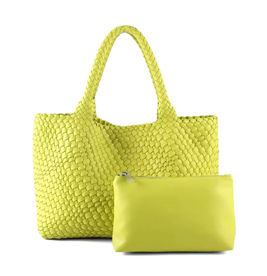 Tote Grande Amarilla Neon